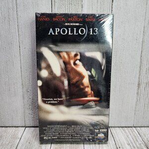 Apollo 13 VHS Tape 1995 - Tom Hanks Kevin Bacon Vintage - New Sealed!
